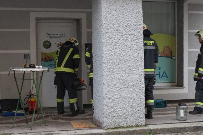 Herd eingeschalten, Hund im Gebude: Dringende Trffnung bei Unternehmen in Wels-Vogelweide
