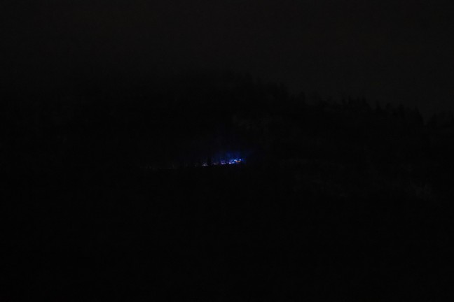 Brand einer Jagdhtte am Ramsauer Grtenberg in Molln lst Groeinsatz aus