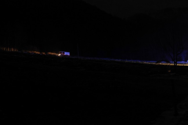 Brand einer Jagdhtte am Ramsauer Grtenberg in Molln lst Groeinsatz aus