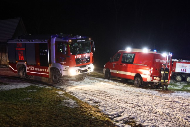 Brand einer Jagdhtte am Ramsauer Grtenberg in Molln lst Groeinsatz aus