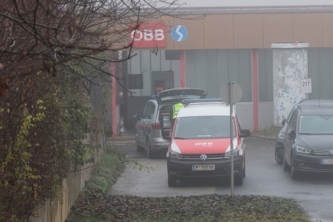 Tdliches Ereignis: Person im Bahnhofsbereich in Leonding von Gterzug erfasst und tdlich verletzt