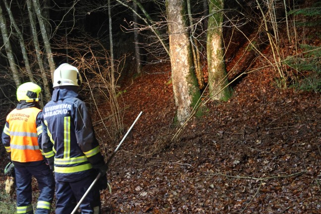 Auto berschlagen: Verkehrsunfall mit zwei Verletzten auf Nibelungenstrae in Haibach ob der Donau