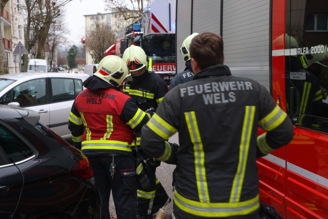 Angebranntes Kochgut in einer Wohnung in Wels-Innenstadt sorgte f�r verrauchtes Stiegenhaus