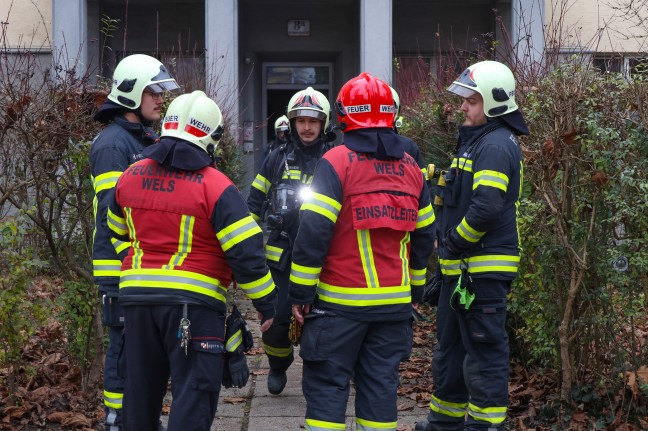 Angebranntes Kochgut in einer Wohnung in Wels-Innenstadt sorgte f�r verrauchtes Stiegenhaus