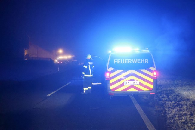 Streifkollision zwischen zwei Autos auf Pyhrnpass Stra�e bei St. Pankraz