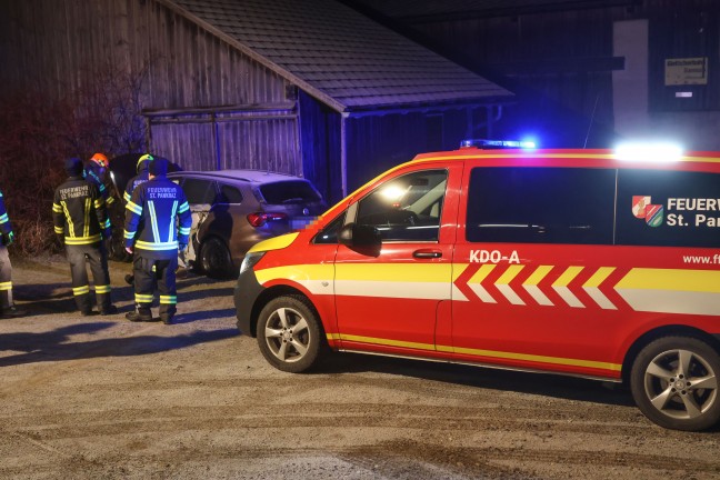 Streifkollision zwischen zwei Autos auf Pyhrnpass Stra�e bei St. Pankraz