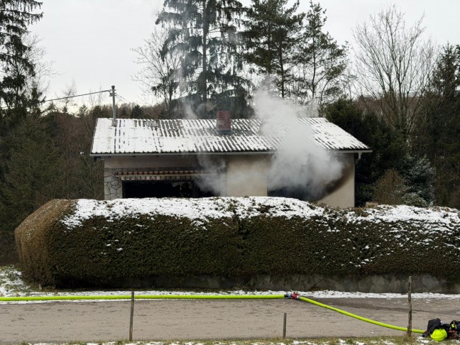 T�dlicher Brand: 85-J�hriger bei Vollbrand eines Wohnhauses in Garsten ums Leben gekommen