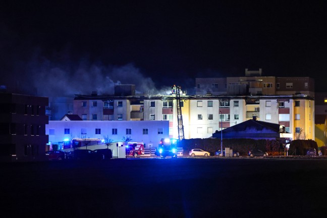 Brandermittlungen: Tatverd�chtiger nach Gro�brand einer Wohnanlage in Traun ausgeforscht