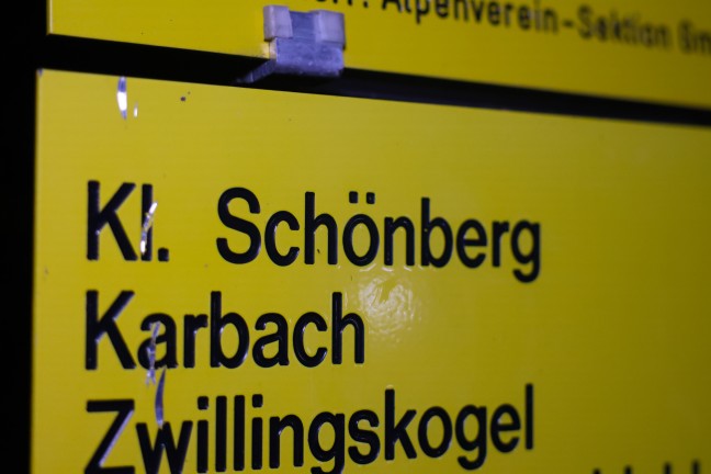 T�dlicher Alpinunfall: Wanderer (61) auf Kleinem Sch�nberg in Gmunden abgest�rzt