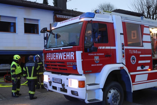 F�nf Feuerwehren bei bef�rchtetem Heizraumbrand in Peuerbach im Einsatz
