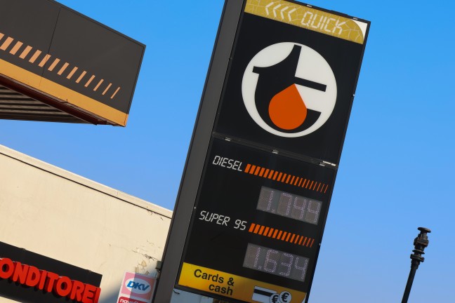 Krieg im Nahen Osten: Spritpreise an �sterreichischen Zapfs�ulen deutlich gestiegen