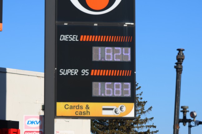 Krieg im Nahen Osten: Spritpreise an �sterreichischen Zapfs�ulen deutlich gestiegen