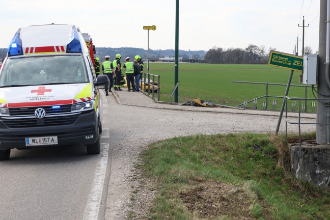 Verkehrsunfall bei Wei�kirchen an der Traun fordert eine leichtverletzte Person