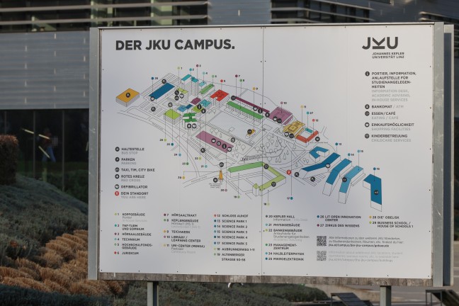 Bank�berfall: Raub�berfall auf Bankfiliale in einem Universit�tsgel�nde in Linz-Dornach-Auhof