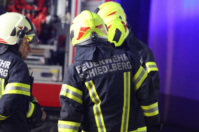 Brand einer Selche: N�chtlicher Einsatz zweier Feuerwehren auf Bauernhof in Schiedlberg