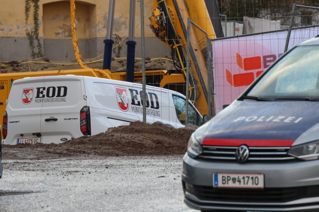 Bombenfund: Evakuierungsaktion nach Fund einer 250-Kilogramm-Fliegerbombe in Linz-Froschberg