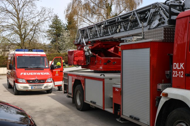 Lauter Knall: Brand in einer Wohnung in Kirchdorf an der Krems sorgte f�r Einsatz zweier Feuerwehren