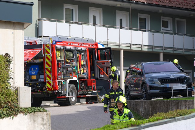 Lauter Knall: Brand in einer Wohnung in Kirchdorf an der Krems sorgte f�r Einsatz zweier Feuerwehren