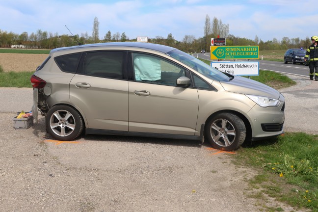 F�nf Verletzte bei Verkehrsunfall mit vier beteiligten Fahrzeugen auf Rieder Stra�e bei Rottenbach