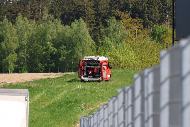 Waldbrand: Acht Feurewehren bei Brand im Droi�ingerwald bei Schiedlberg im Einsatz