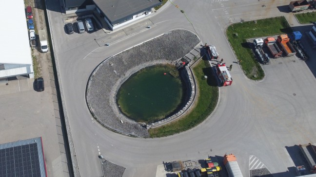 Waldbrand: Acht Feurewehren bei Brand im Droi�ingerwald bei Schiedlberg im Einsatz