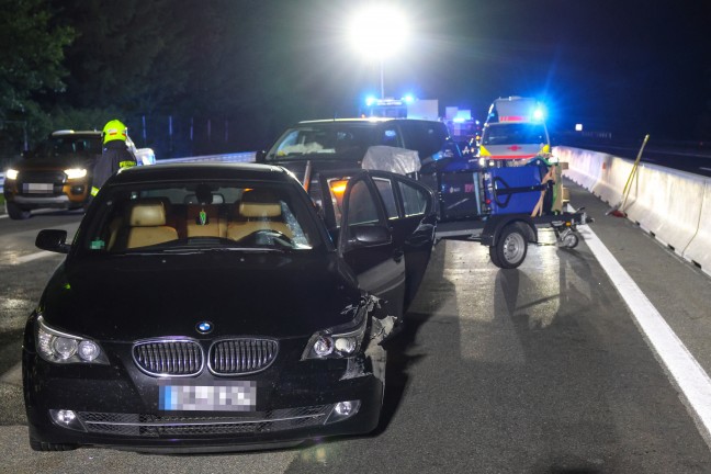 Schwerer Verkehrsunfall im dichten Pfingstreiseverkehr auf der Pyhrnautobahn bei Spital am Pyhrn
