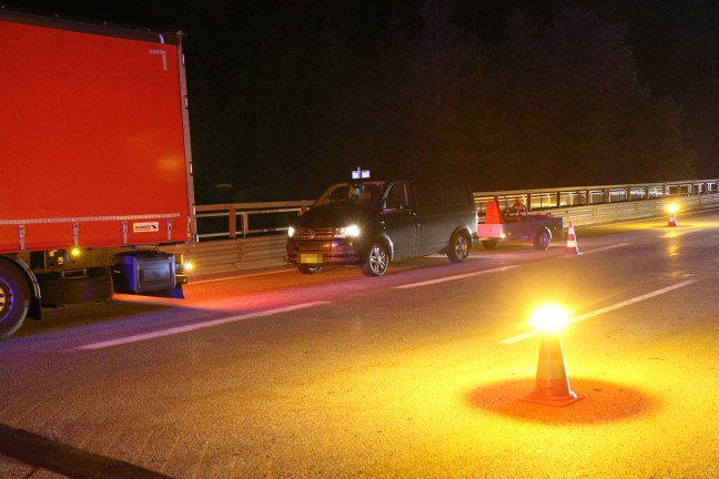 Schwerer Verkehrsunfall im dichten Pfingstreiseverkehr auf der Pyhrnautobahn bei Spital am Pyhrn