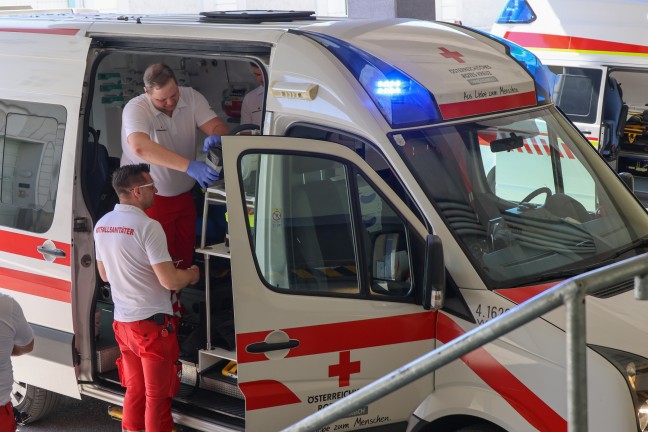 Brand in der Justizanstalt in Wels-Innenstadt sorgte f�r gr��eren Einsatz