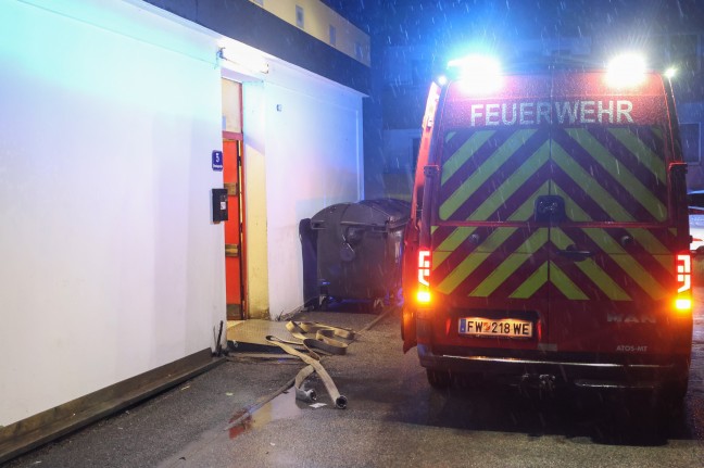 Unwettereins�tze: Heftiges Gewitter sorgte f�r einige n�chtliche Eins�tze in Ober�sterreich