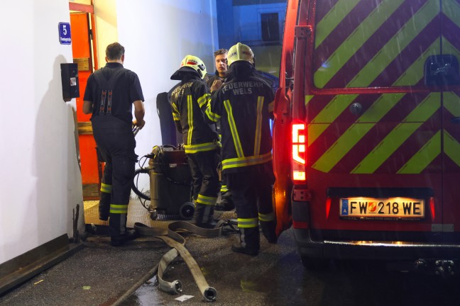 Unwettereins�tze: Heftiges Gewitter sorgte f�r einige n�chtliche Eins�tze in Ober�sterreich