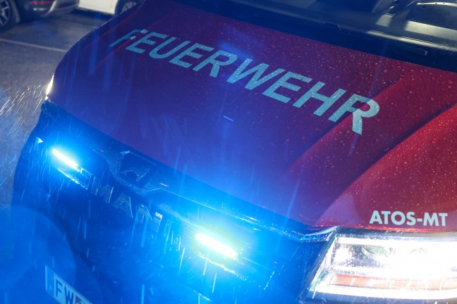 Unwettereins�tze: Heftiges Gewitter sorgte f�r einige n�chtliche Eins�tze in Ober�sterreich