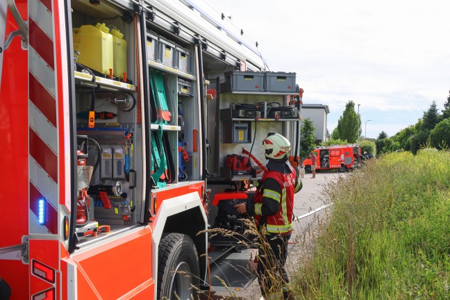 Drei Feuerwehren bei kleinerem Brand in einem Einfamilienhaus in Leonding im Einsatz