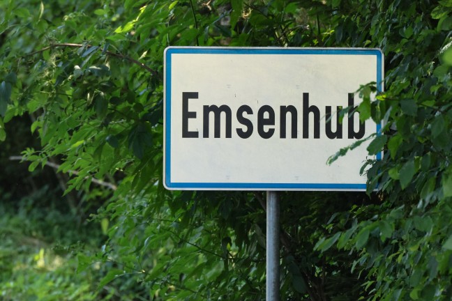 Einsatzkr�fte der Feuerwehr kurzzeitig bei Brand in Adlwang im Einsatz
