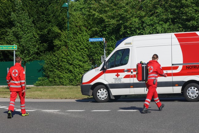 Brandeinsatz bei einem Tischlereibetrieb in Eberstalzell