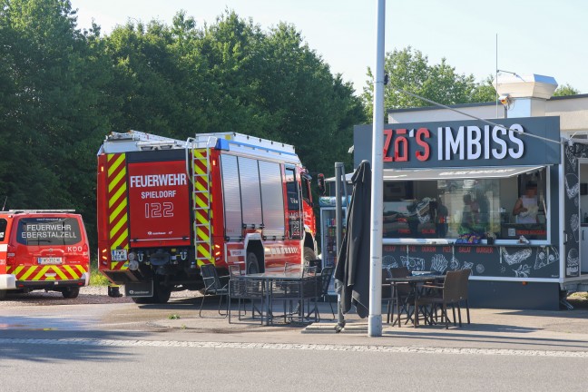 Brandeinsatz bei einem Tischlereibetrieb in Eberstalzell