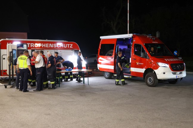 N�chtlicher Einsatz: Mehrst�ndige Suchaktion nach abg�ngiger Person in Hargelsberg