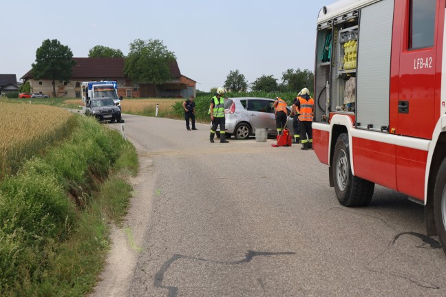 Fahrerfluchtunfall: Auto nach Ausweichman�ver bei Sipbachzell �berschlagen