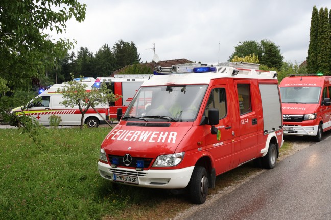 Drei Verletzte nach Kellerbrand in einem Wohnhaus in Waldneukirchen