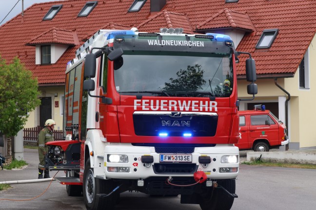 Drei Verletzte nach Kellerbrand in einem Wohnhaus in Waldneukirchen