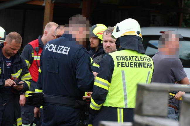 Drei Verletzte nach Kellerbrand in einem Wohnhaus in Waldneukirchen