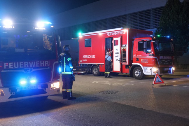 Chlorgasalarm in Wels-Lichtenegg: N�chtlicher Einsatz bei Frei- und Hallenbad in Wels-Lichtenegg