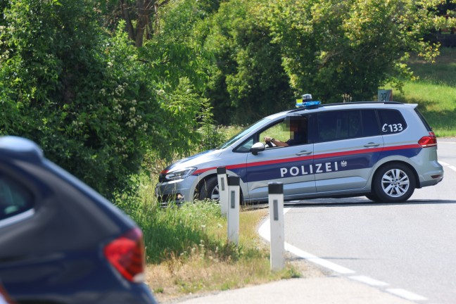 Gr��erer Betreuungseinsatz nach Personenunfall mit Regionalzug-Triebwagen bei Hinzenbach