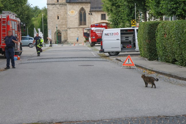 Explosionsgefahr: Gasaustritt in Wolfern sorgte f�r gr��eren Stromausfall in der Region