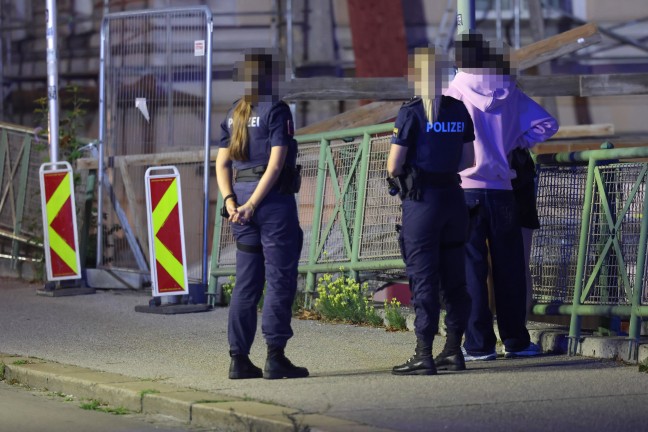 Kompressor am Dach: Vermeintlicher Gasaustritt auf Baustelle in Wels-Pernau sorgte f�r Einsatz