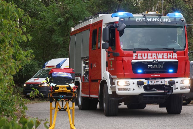 Rauchentwicklung: Einsatz zweier Feuerwehren bei vermutetem Kellerbrand in Edt bei Lambach