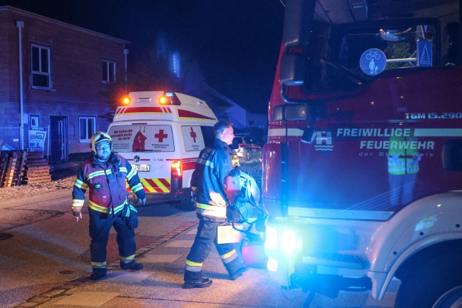 Pooltechnik betroffen: Brand im Kellerbereich eines Einfamilienhauses in Wels-Lichtenegg