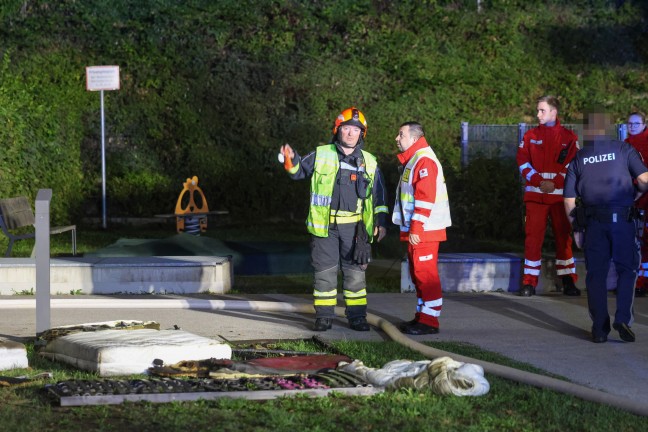 N�chtlicher Brand im Schlafzimmer einer Mehrparteienhauswohnung in Leonding