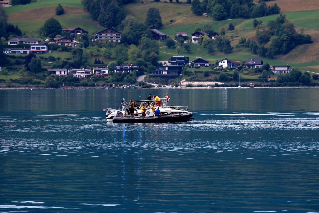 Flugzeugabsturz: Kleinflugzeug bei Steinbach am Attersee in den Attersee gest�rzt