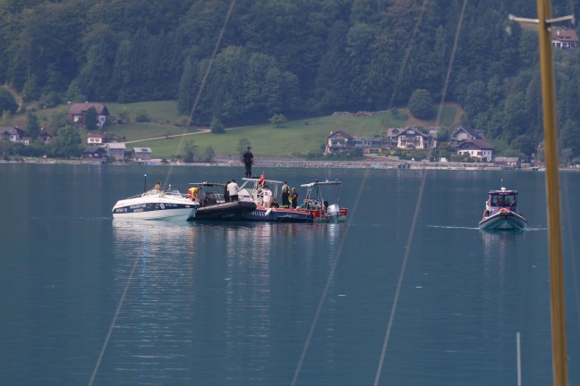 Flugzeugabsturz: Kleinflugzeug bei Steinbach am Attersee in den Attersee gest�rzt