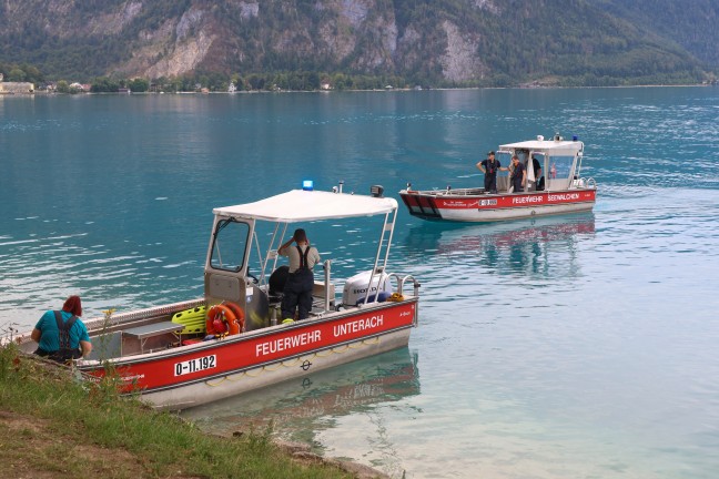 Flugzeugabsturz: Kleinflugzeug bei Steinbach am Attersee in den Attersee gest�rzt
